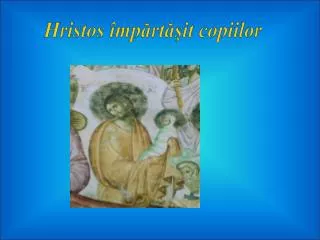 hristos mp rt it copiilor