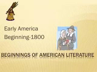 Beginnings of American Literature