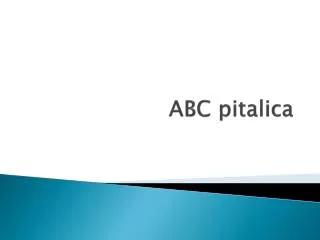 abc pitalica