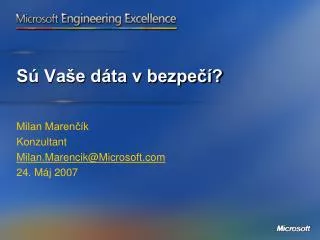 s va e d ta v bezpe