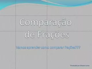 compara o de fra es