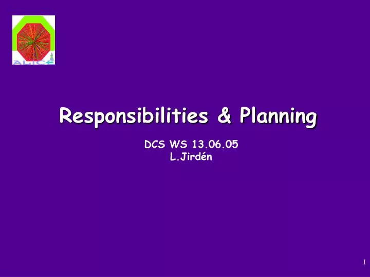 responsibilities planning