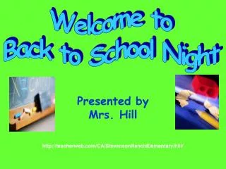 Presented by Mrs. Hill teacherweb/CA/StevensonRanchElementary/hill /