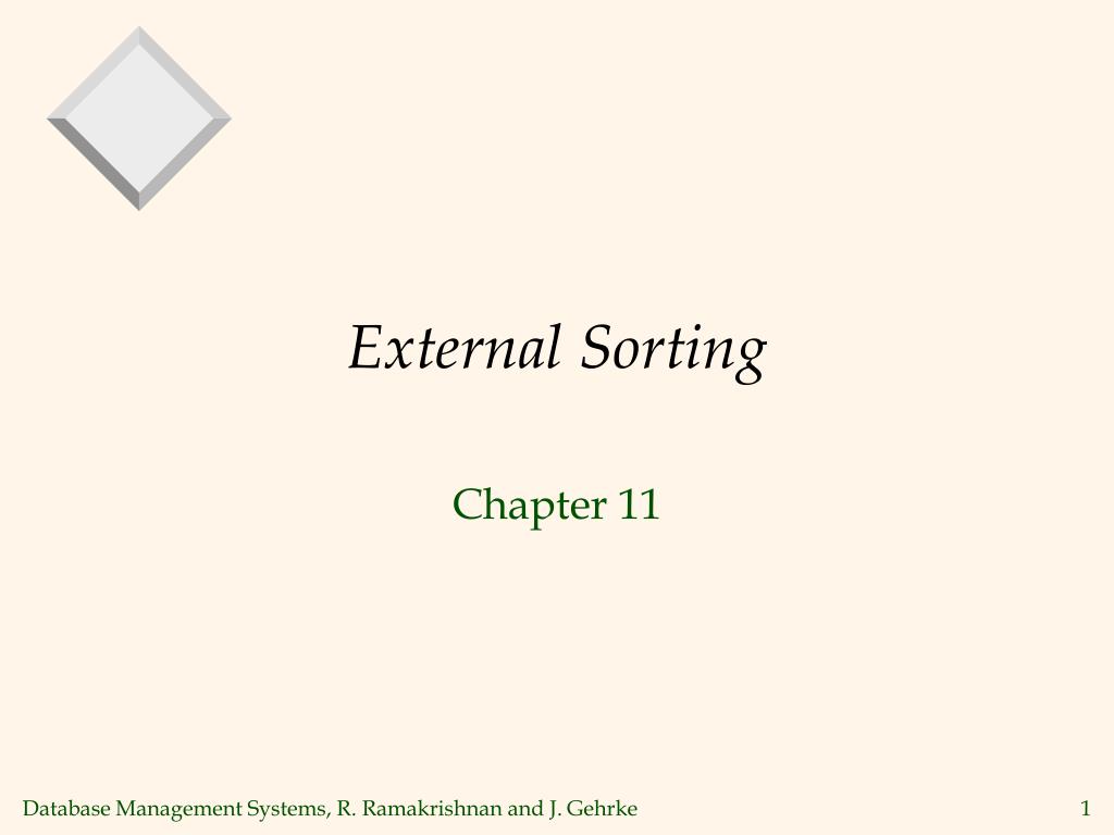 PPT - External Sorting PowerPoint Presentation, free download - ID:5275171