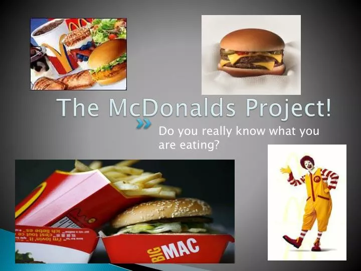 the mcdonalds project