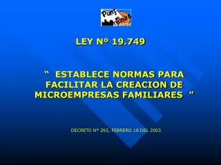 ley n 19 749