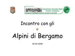 incontro con gli
