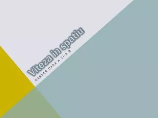 viteza in spatiu