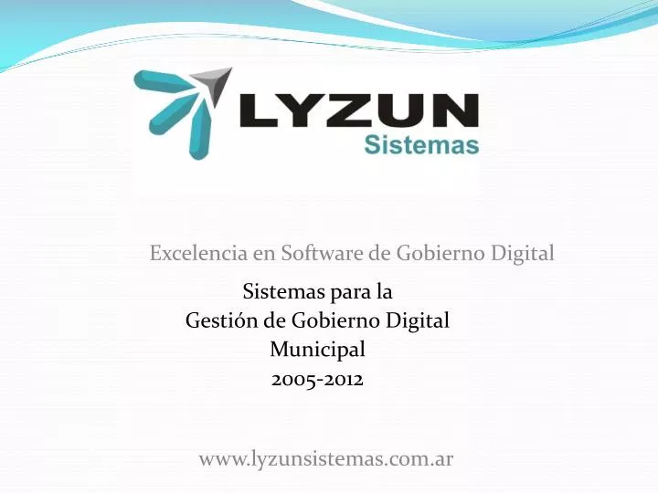 sistemas para la gesti n de gobierno digital municipal 2005 2012