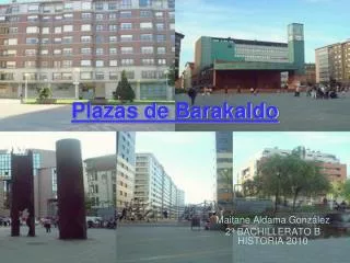 plazas de barakaldo