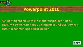 Auf der folgenden Seite ein Planetenspiel für Kinder.