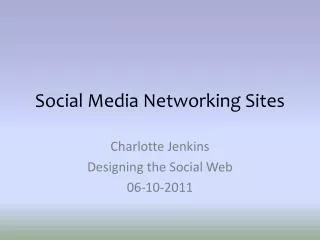 Social Media Networking Sites