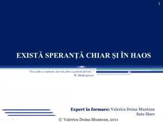 exist speran chiar i n haos