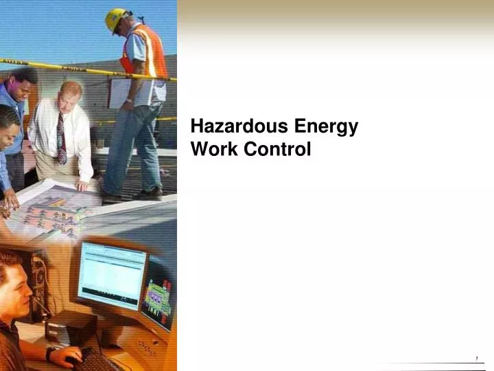 hazardous energy work control