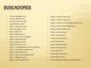 buscadores