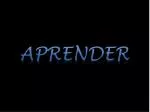 Aprender - slide 1