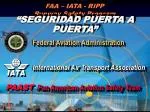 FAA – IATA - RIPP Runway Safety Program - slide 1