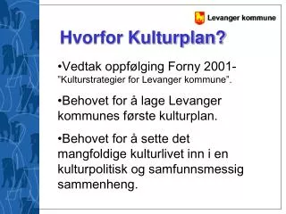 hvorfor kulturplan