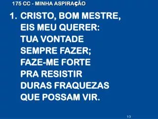 175 cc minha aspira o