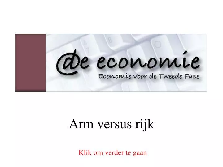 arm versus rijk