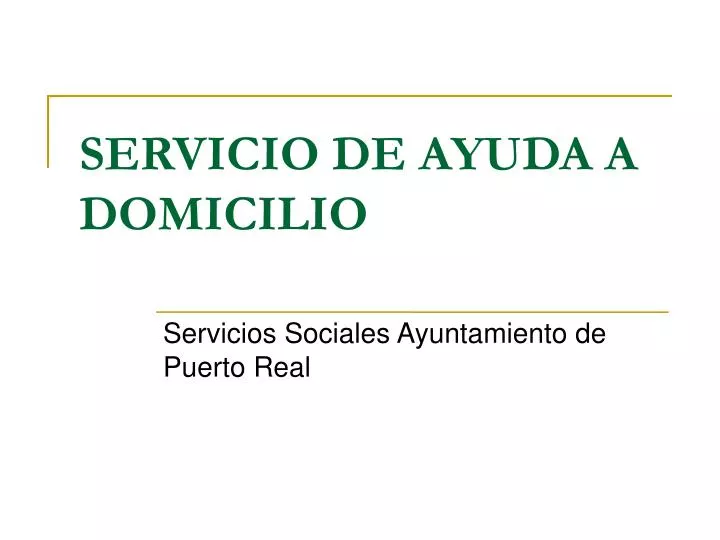 servicios sociales ayuntamiento de puerto real