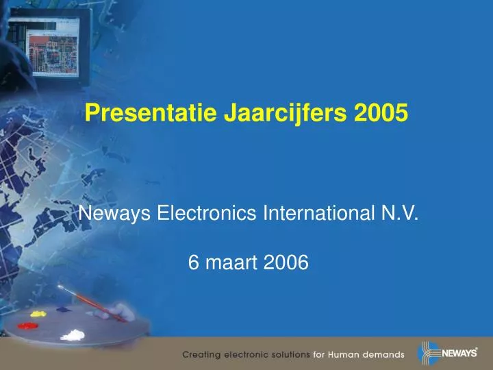 presentatie jaarcijfers 2005
