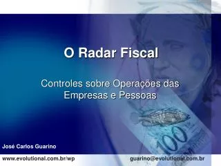 o radar fiscal