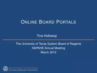 Online Board Portals