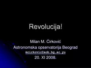 revolucija