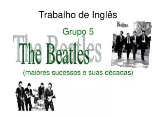 trabalho de ingl s