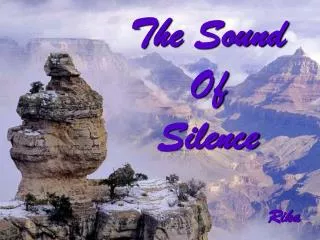 the sound of silence