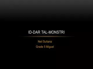 id dar tal monstri