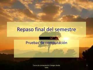 repaso final del semestre