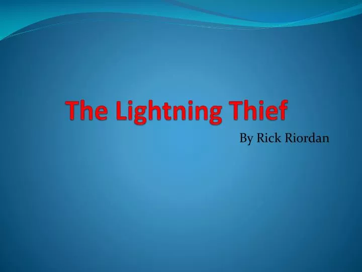 the l ightning thief