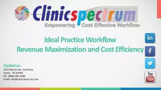 Workflow Plan for Practice Management - Increase Revenue and