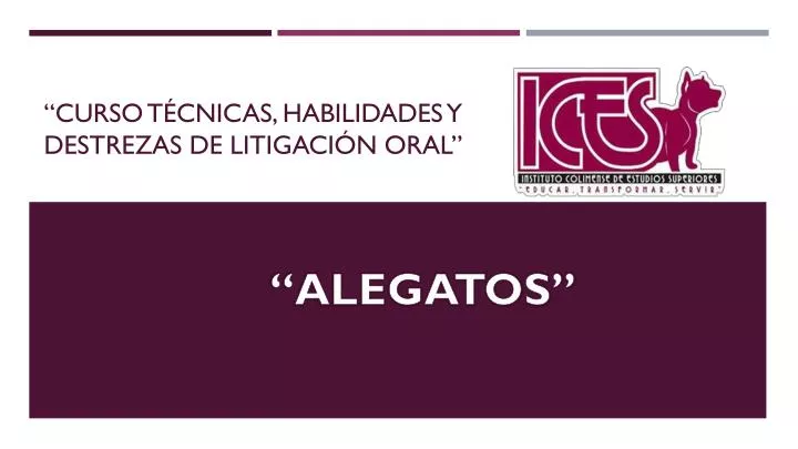 curso t cnicas habilidades y destrezas de litigaci n oral