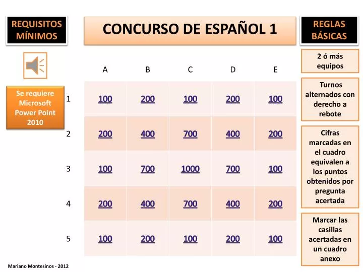 concurso de espa ol 1