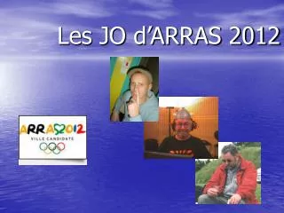 les jo d arras 2012