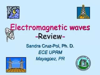 Electromagnetic waves - Review -