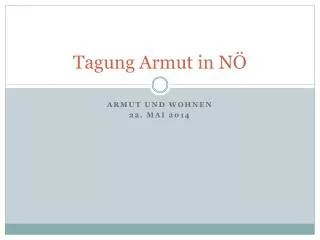 tagung armut in n