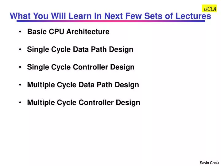 what you will learn in next few sets of lectures