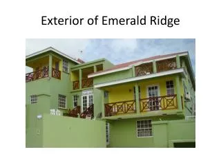 Exterior of Emerald Ridge
