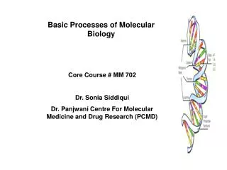 Basic Processes of Molecular Biology