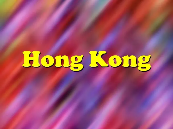hong kong