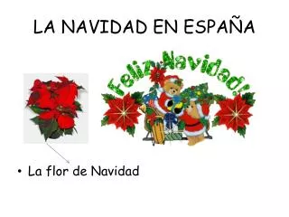 la navidad en espa a