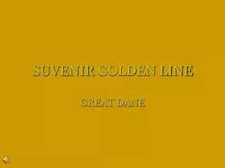 SUVENIR GOLDEN LINE