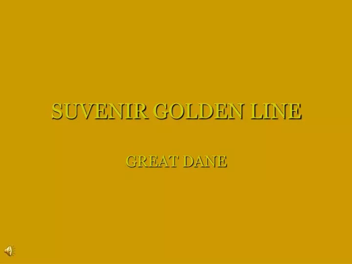 suvenir golden line