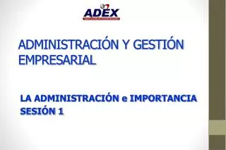 administraci n y gesti n empresarial