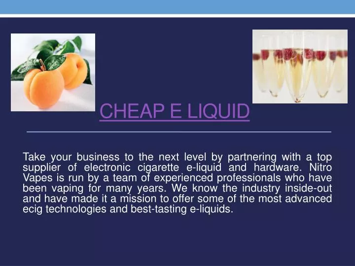 cheap e liquid