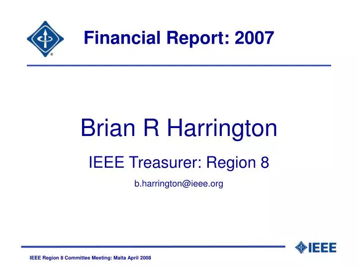 financial report 2007